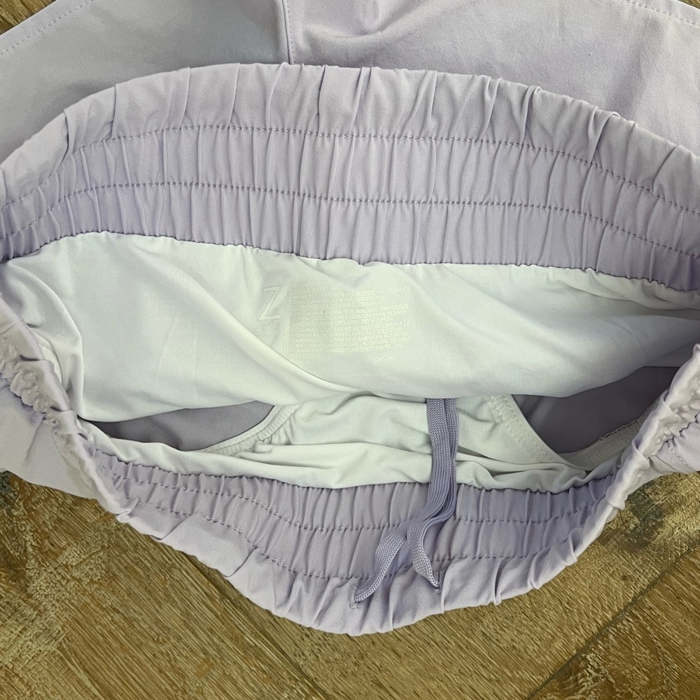 Zella Women's Lavender athletic shorts - Picture 3 of 3